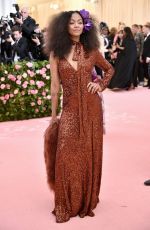 ZOE SALDANA at 2019 MET Gala in New York 05/06/2019