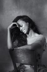 ZOE SALDANA at a Photoshoot, 2019