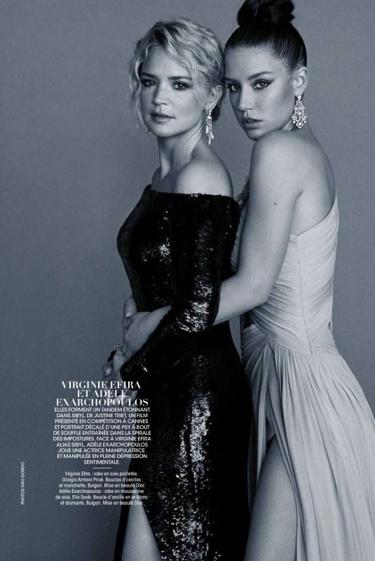 ADELE EXARCHOPOULOS and VIRGINIE EFIRA for Madame Figaro 06/07/2019