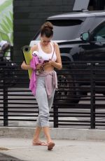 ALESSANDRA AMBROSIO Heading to Yoga Class in Brentwood 06/06/2019