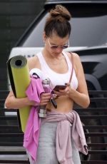 ALESSANDRA AMBROSIO Heading to Yoga Class in Brentwood 06/06/2019