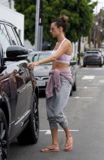 ALESSANDRA AMBROSIO Heading to Yoga Class in Brentwood 06/06/2019