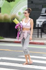ALESSANDRA AMBROSIO Heading to Yoga Class in Brentwood 06/06/2019