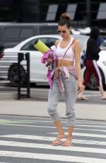 ALESSANDRA AMBROSIO Heading to Yoga Class in Brentwood 06/06/2019