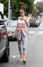 ALESSANDRA AMBROSIO Leaves Yoga Class in Santa Monica 06/24/2019