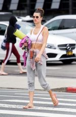 ALESSANDRA AMBROSIO Leaves Yoga Class in Santa Monica 06/24/2019