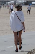 ALESSANDRA AMBROSIO Out on the Beach in Santa Monica 06/02/2019