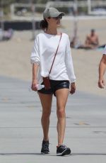 ALESSANDRA AMBROSIO Out on the Beach in Santa Monica 06/02/2019