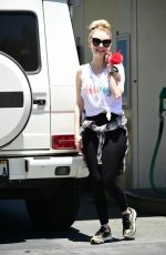 ALESSANDRA TORRESANI at a Gas Station in Studio City 06/08/2019