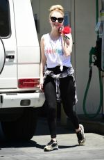 ALESSANDRA TORRESANI at a Gas Station in Studio City 06/08/2019