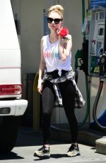 ALESSANDRA TORRESANI at a Gas Station in Studio City 06/08/2019