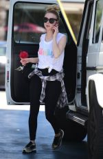 ALESSANDRA TORRESANI at a Gas Station in Studio City 06/08/2019