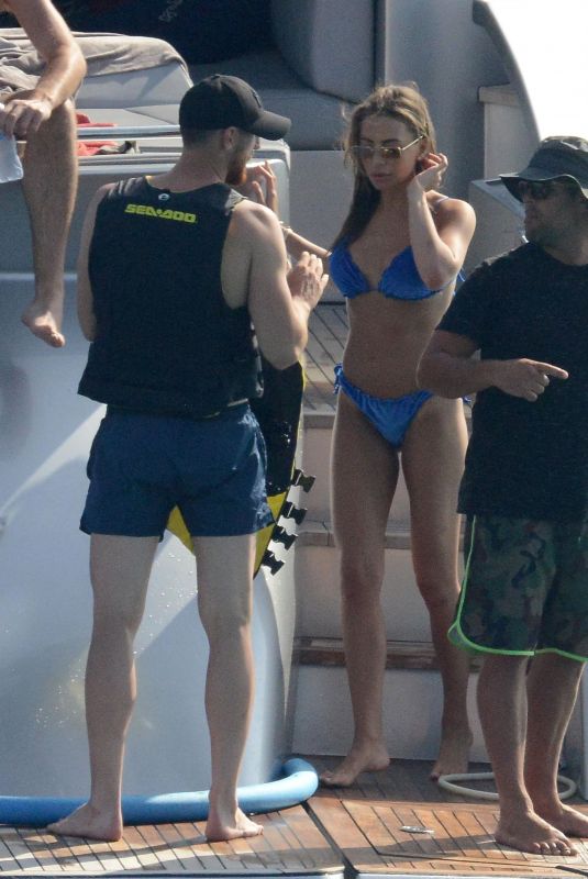 ALESSIA TEDESCHI in Bikini at a Yacht in Formentera 06/25/2019