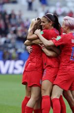 ALEX MORGAN at Fifa World Cup USA vs. Thailand in Reims 06/11/2019