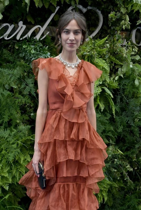 ALEXA CHUNG at Chopard Bond Street Boutique Reopening in London 06/17/2019