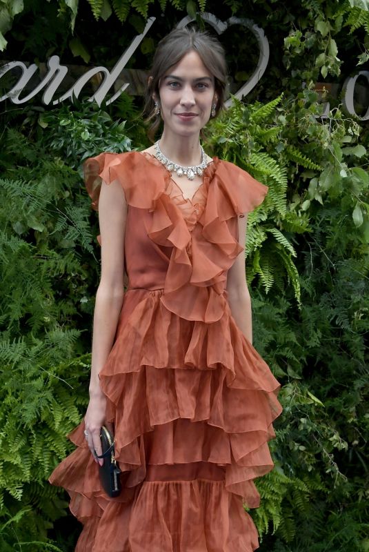 ALEXA CHUNG at Chopard Bond Street Boutique Reopening in London 06/17/2019