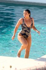 ALEXANDRA CANE in Swimsuit at a Pool in Mykonos 06/08/2019