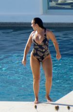 ALEXANDRA CANE in Swimsuit at a Pool in Mykonos 06/08/2019