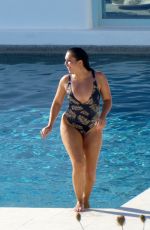 ALEXANDRA CANE in Swimsuit at a Pool in Mykonos 06/08/2019