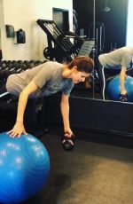 ALEXANDRA DADDARIO Workout at a Gym - Instagram Pictures and Video 05/29/2019