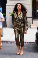 ALEXANDRA SHIPP Arrives at Buzzfeed Office in New York 06/06/2019