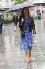AMANDA HOLDEN Leaves Global Studios in London 06/07/2019