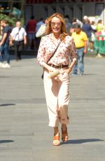 AMANDA HOLDEN Leaves Heart Radio in London 06/27/2019