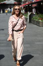 AMANDA HOLDEN Leaves Heart Radio in London 06/27/2019