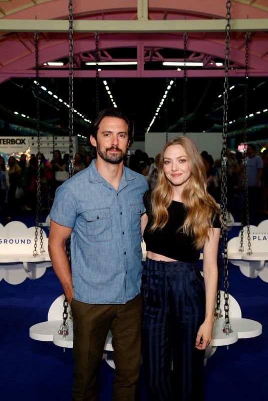 AMANDA SEYFRIED and Milo Ventimiglia at Popsugar Play/Ground in New York 06/22/2019