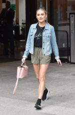 AMBER DAVIES Leaves ITV Studios in London 06/03/2019