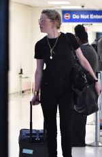 AMBER HEARD at LAX Airport in Los Angeles 06/01/2019