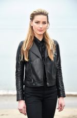 AMBER HEARD at Saint Laurent Men
