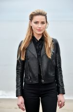 AMBER HEARD at Saint Laurent Men