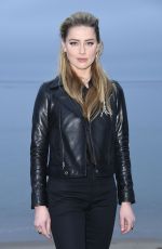 AMBER HEARD at Saint Laurent Men