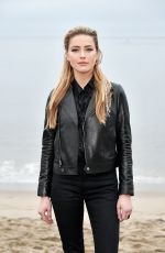 AMBER HEARD at Saint Laurent Men