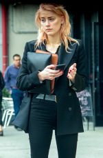 AMBER HEARD Leaves a Meeting in Los Angeles 06/17/2019