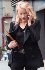 AMBER HEARD Leaves a Meeting in Los Angeles 06/17/2019