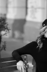ANASTASIYA SCHEGLOVA - Black and White Photoshoot, March 2019