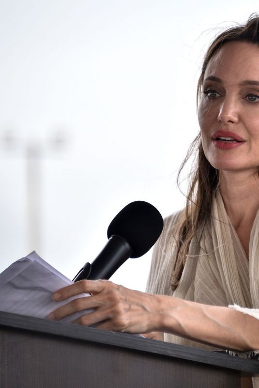 ANGELINA JOLIE at Refugee Camp in Maicao 06/08/2019
