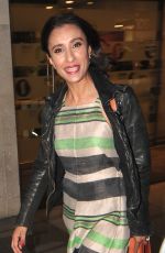 ANITA RANI Leaves The One Show in London 06/10/2019