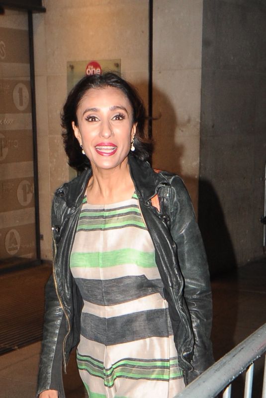 ANITA RANI Leaves The One Show in London 06/10/2019