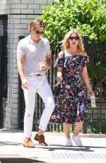 ANNABELLE WALLIS and Chris Pine Out and About in New York 06/26/2019