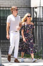 ANNABELLE WALLIS and Chris Pine Out and About in New York 06/26/2019