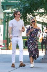ANNABELLE WALLIS and Chris Pine Out and About in New York 06/26/2019