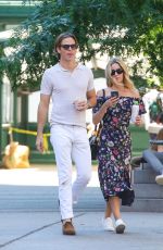 ANNABELLE WALLIS and Chris Pine Out and About in New York 06/26/2019