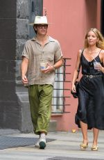 ANNABELLE WALLIS and Chris Pine Out in New York 06/25/2019