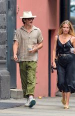 ANNABELLE WALLIS and Chris Pine Out in New York 06/25/2019