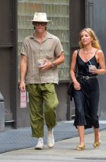 ANNABELLE WALLIS and Chris Pine Out in New York 06/25/2019