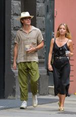 ANNABELLE WALLIS and Chris Pine Out in New York 06/25/2019
