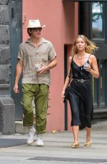 ANNABELLE WALLIS and Chris Pine Out in New York 06/25/2019